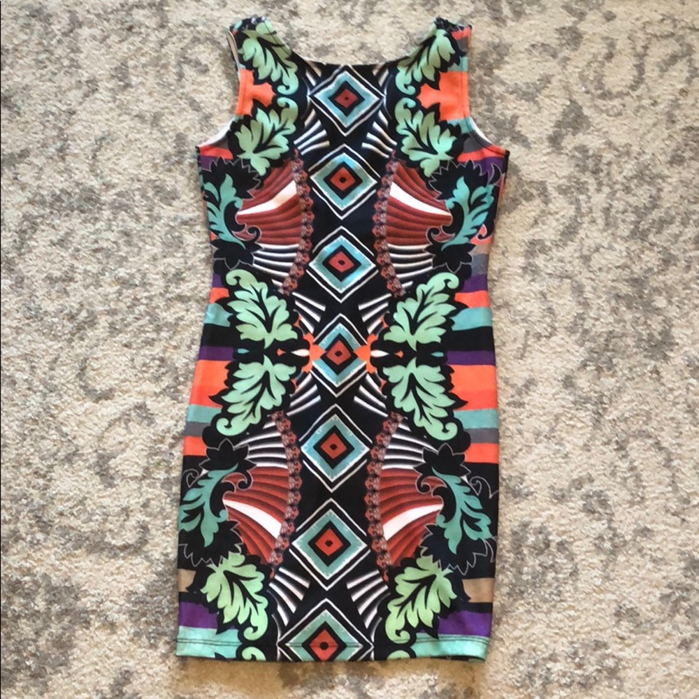 Joyce Leslie Multi-pattern Dress